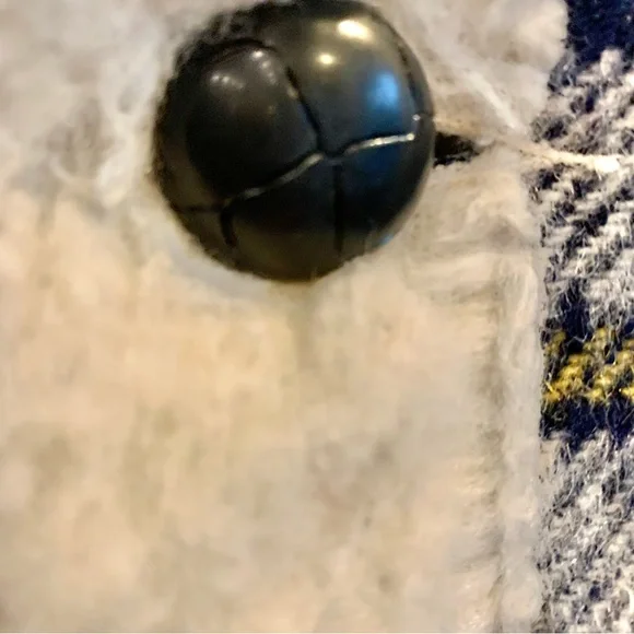 Grais Sherpa lined plaid coat VINTAGE -“yellowjackets-ish” - Picture 11 of 12